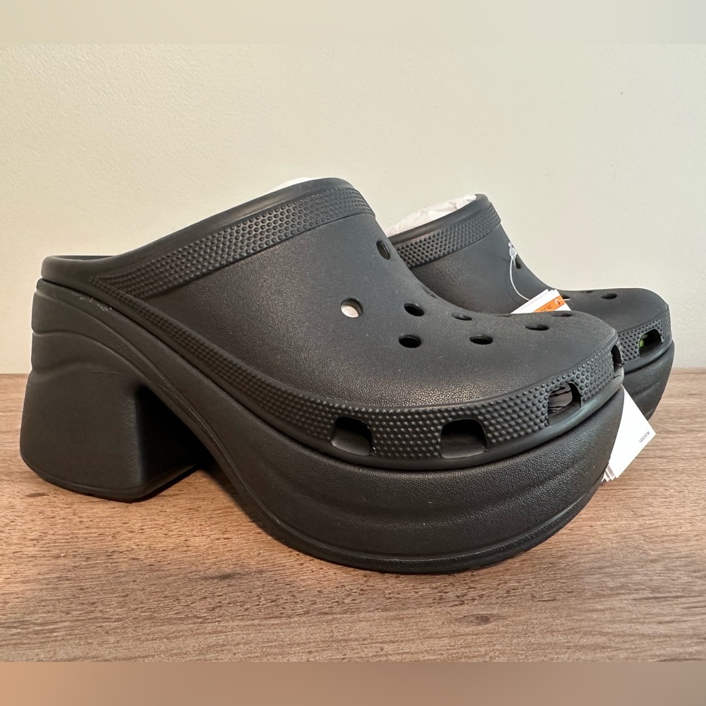 Crocs, Siren Clog, Sz 8, Black